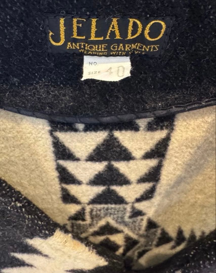 JELADO 日本製 幾何学模様 ベスト　激レア