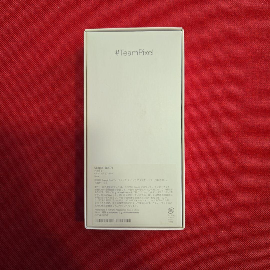 Google Pixel 7a  本体
