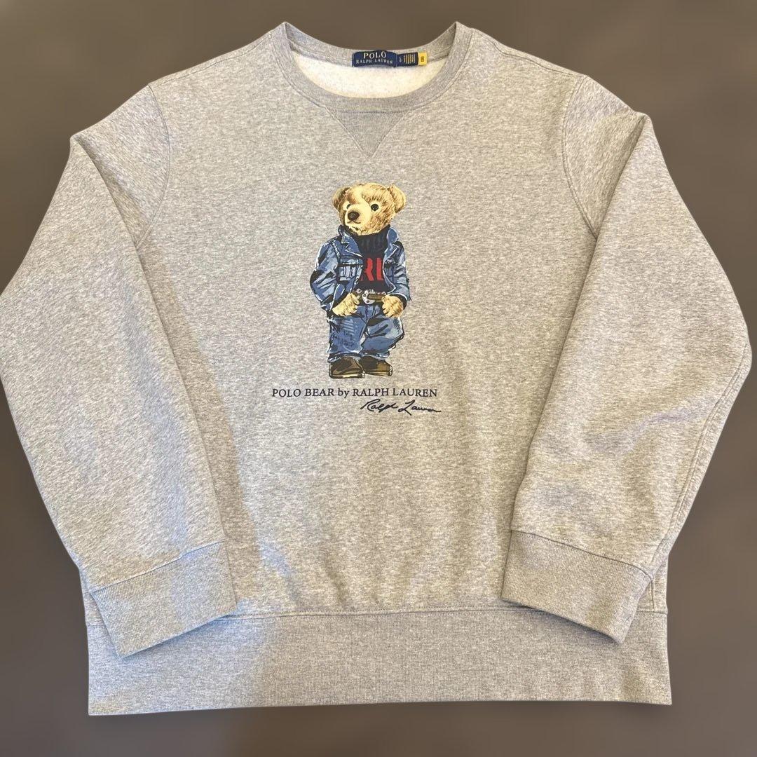 【美品】POLO RALPH LAUREN ベア スウェット 裏起毛 1回着用