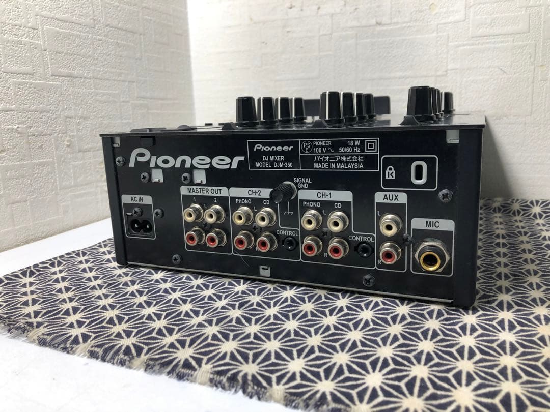 pioneer dj パイオニア　DJM-350 メンテナンス