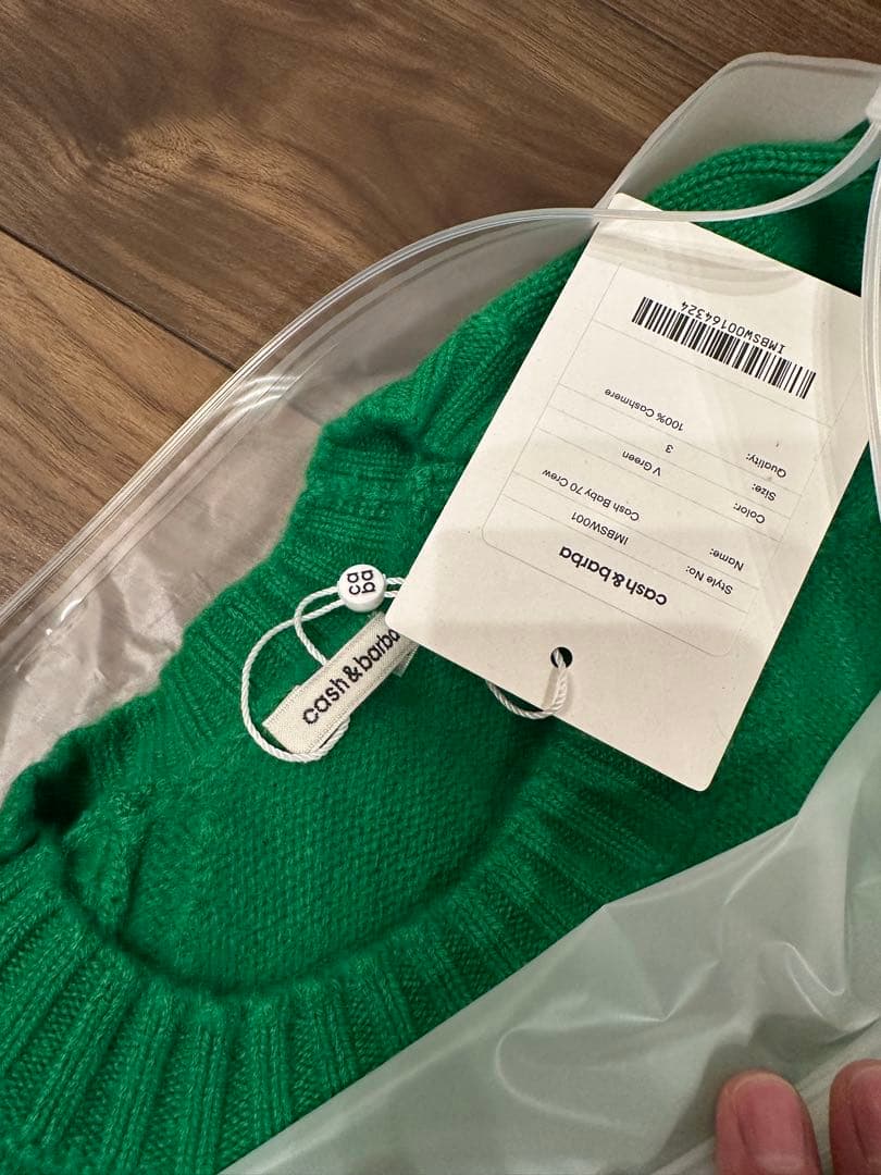 cash&barba キャッシュベイビー　クルーネック