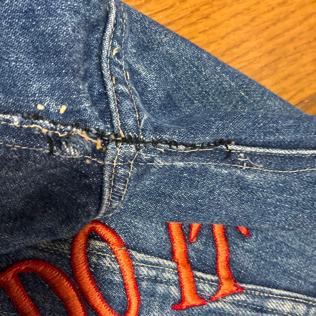 70s オリジナル レッドデビル 沖縄 スーベニア デニムジャケット ビンテージ