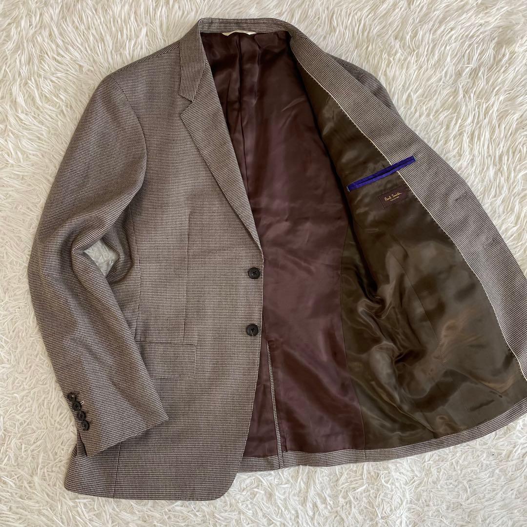 【極美品】ポールスミス　テーラードジャケット　千鳥格子　マルチカラー　XL