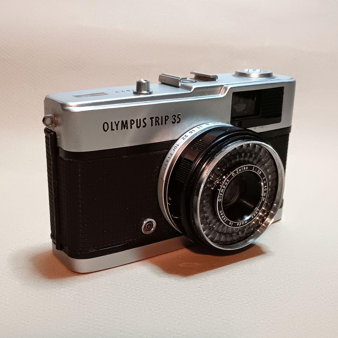 フィルムカメラ【整備、完動品、美品】オリンパス　トリップ35