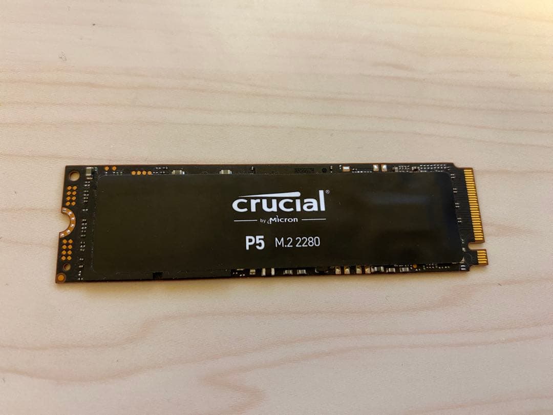 【中古】Crucial P5 M.2 2280 SSD 1000GB