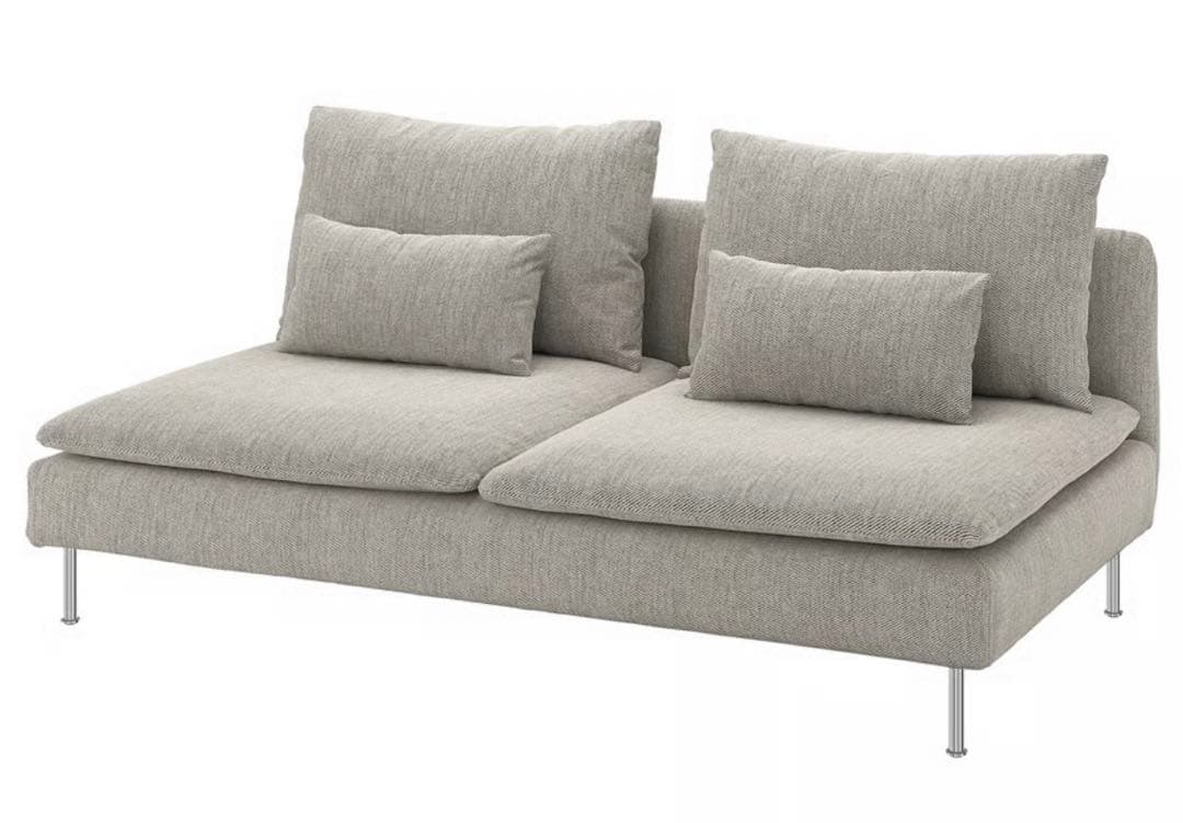 【美品】SÖDERHAMN ソーデルハムン 3人掛ソファベージュ/ブラウン