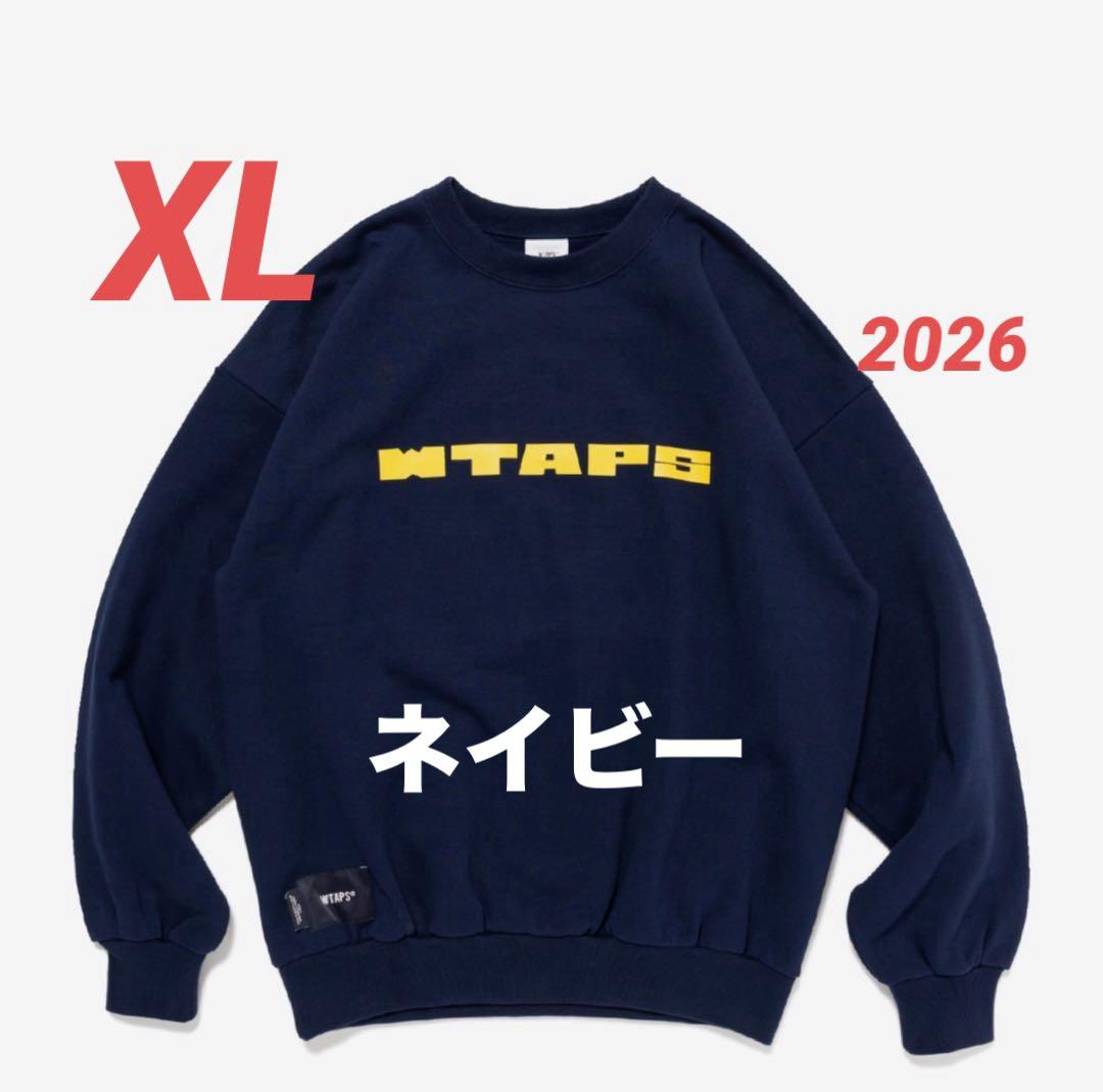 WTAPS Brick Sweater Cotton ネイビー　新品 XLサイズ