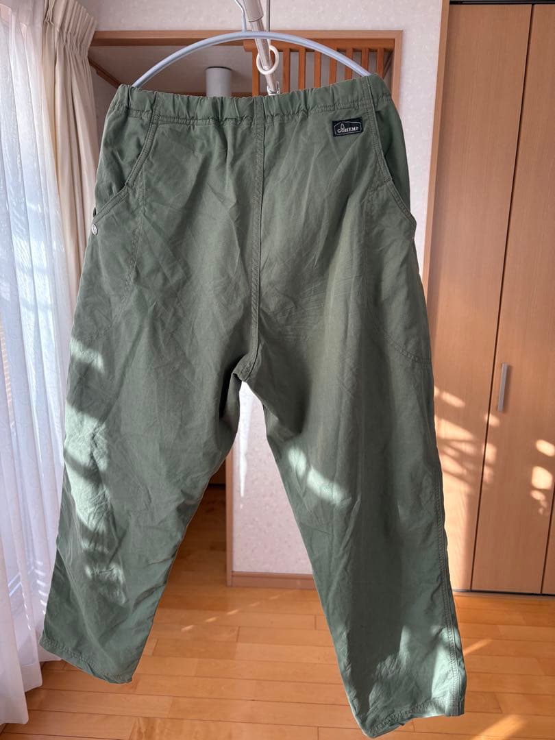 GOHEMP カーゴパンツ オリーブグリーン Ｌ