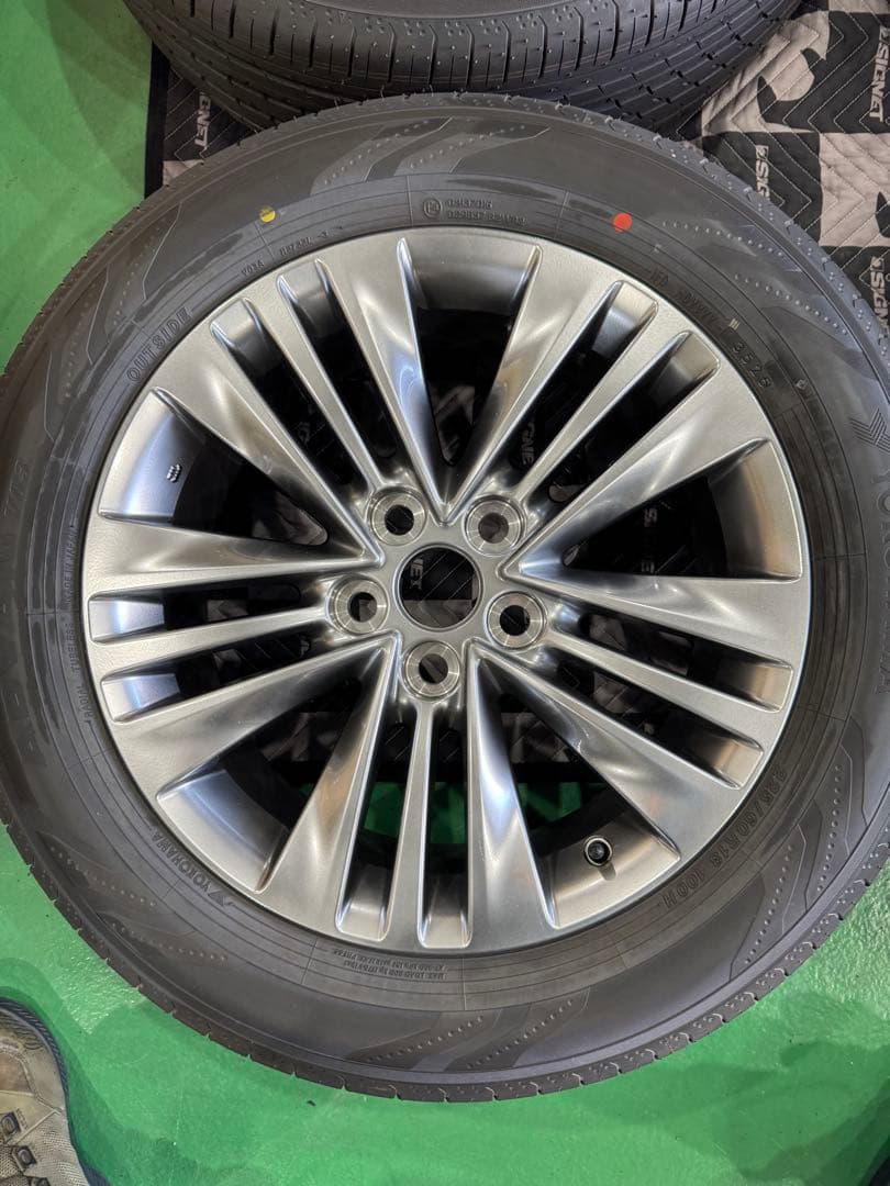 40アルファード新品外し18インチ 純正タイヤアルミホイールセット