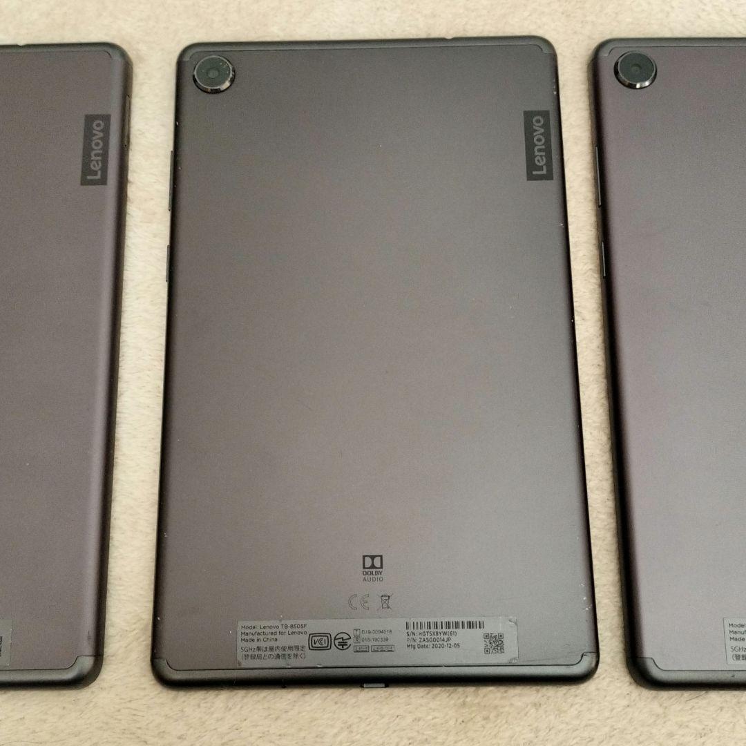 Lenovo TB-8505F Android10 タブレット 3台セット