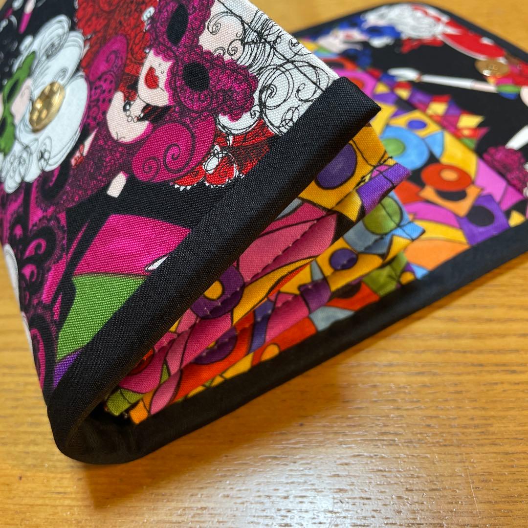 長財布　やりくり財布　ハンドメイド　廃盤レア生地