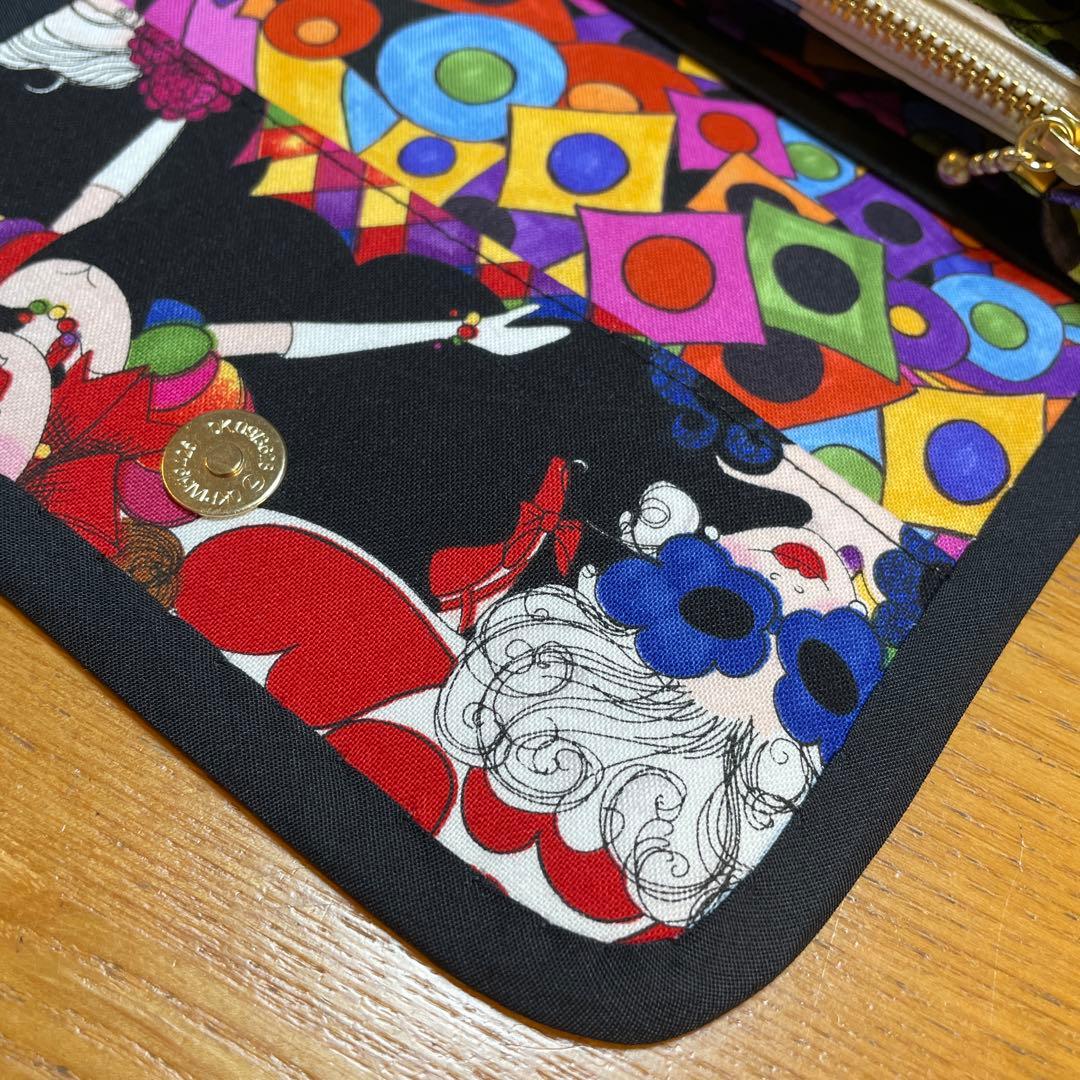 長財布　やりくり財布　ハンドメイド　廃盤レア生地