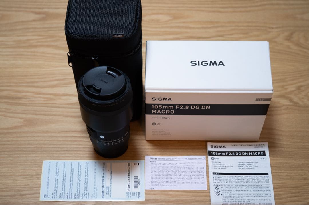 美品 SIGMA 105mm F2.8 DG DN MACRO ライカ用 L