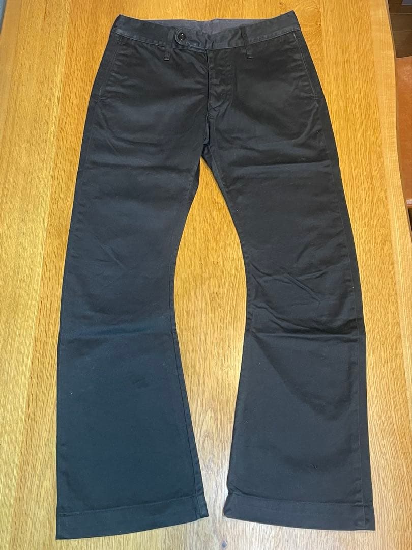 美品！wjk ダブルジェイケイ　バナナカーブ　チノパン　ブラック　M