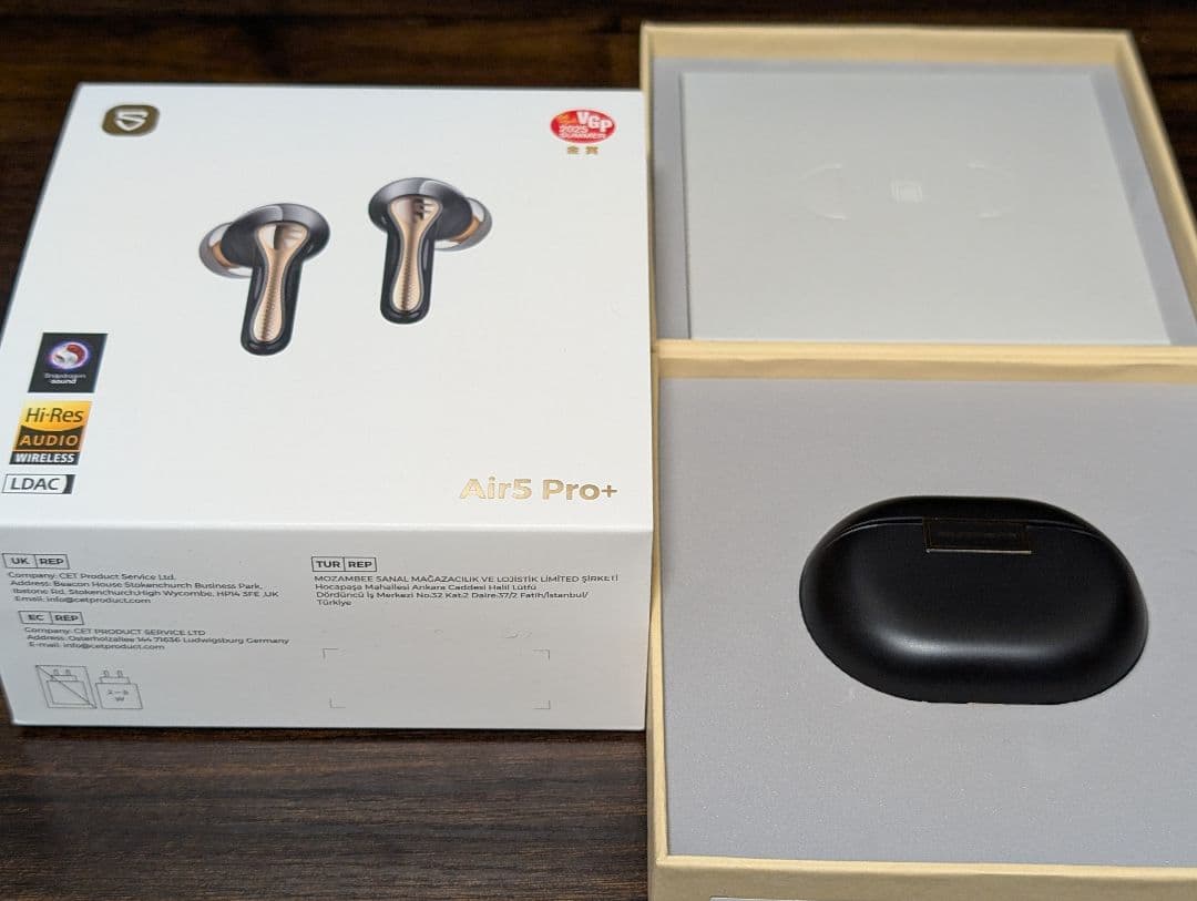 SOUNDPEATS Air5 Pro Plus　ノイキャンイヤホン