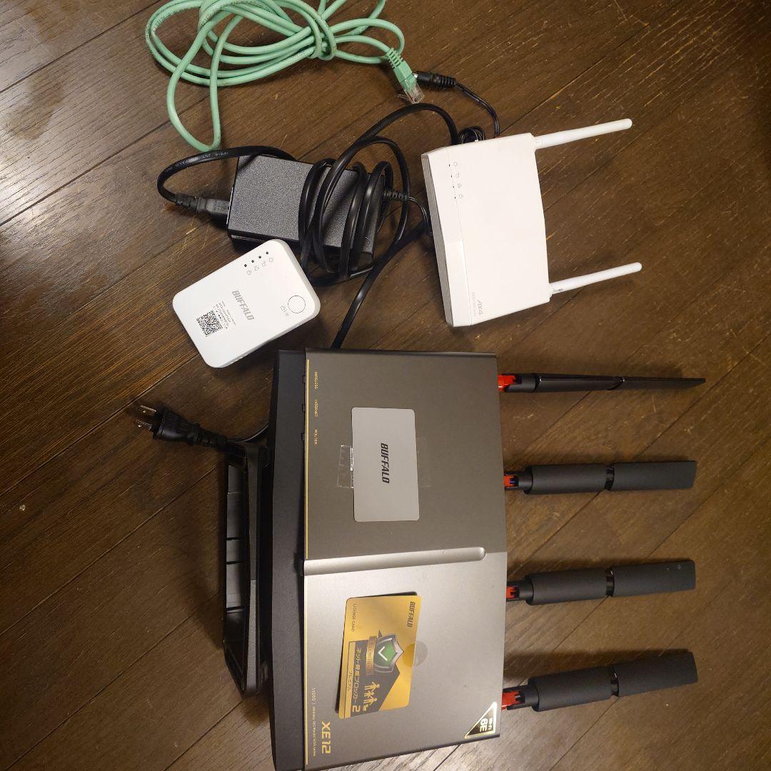 Buffalo WXR-11000XE12 & WXR-3000DHP2 セット