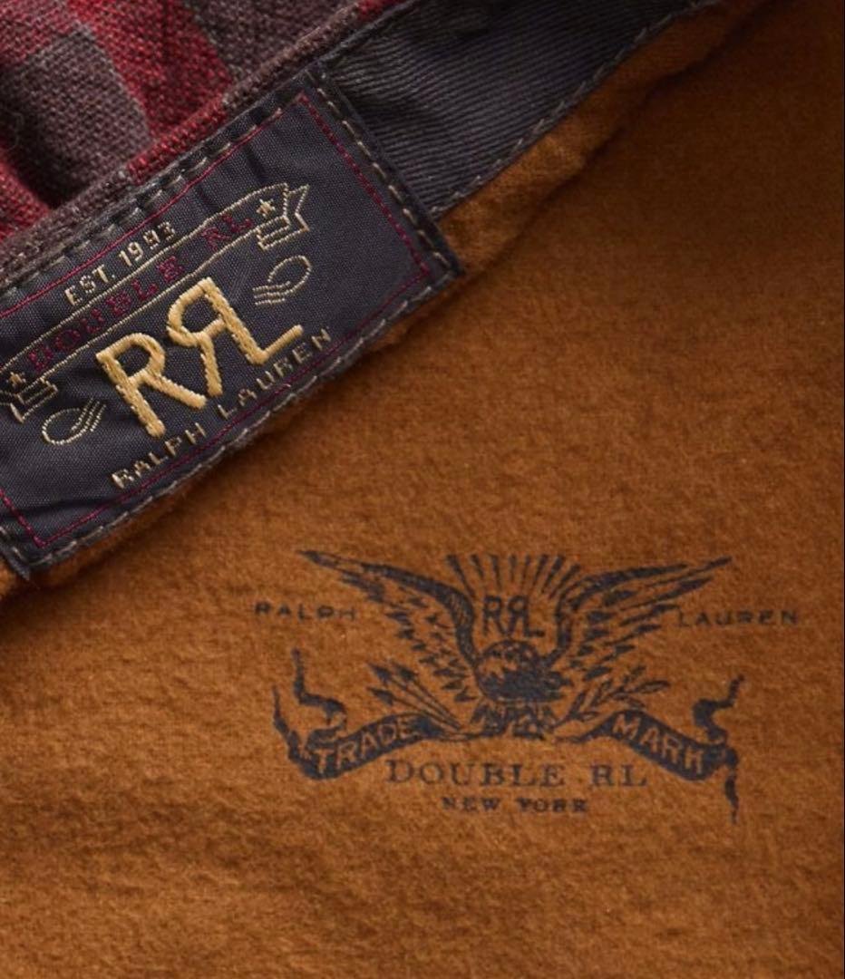 新品*RRL*チェックド ウーブンニュースボーイ キャップ *Mダブルアールエル