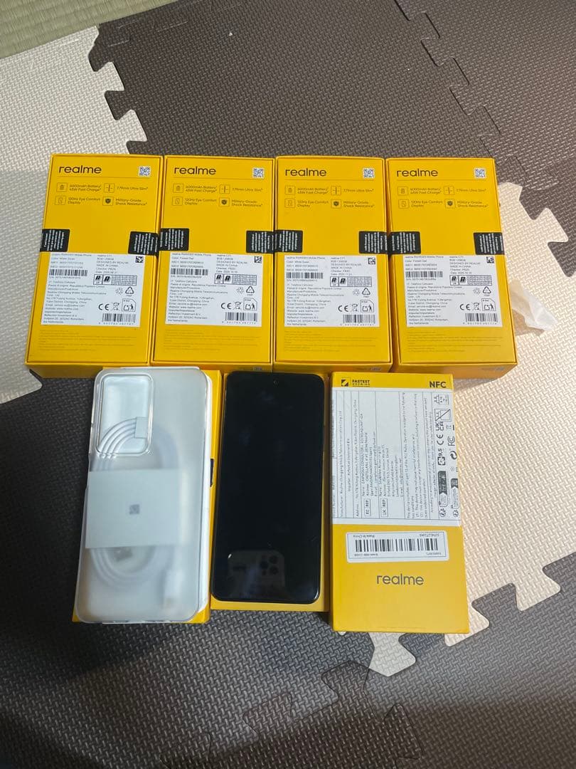 realme C71 グレー 本体 充電ケーブル付き5台　8*256