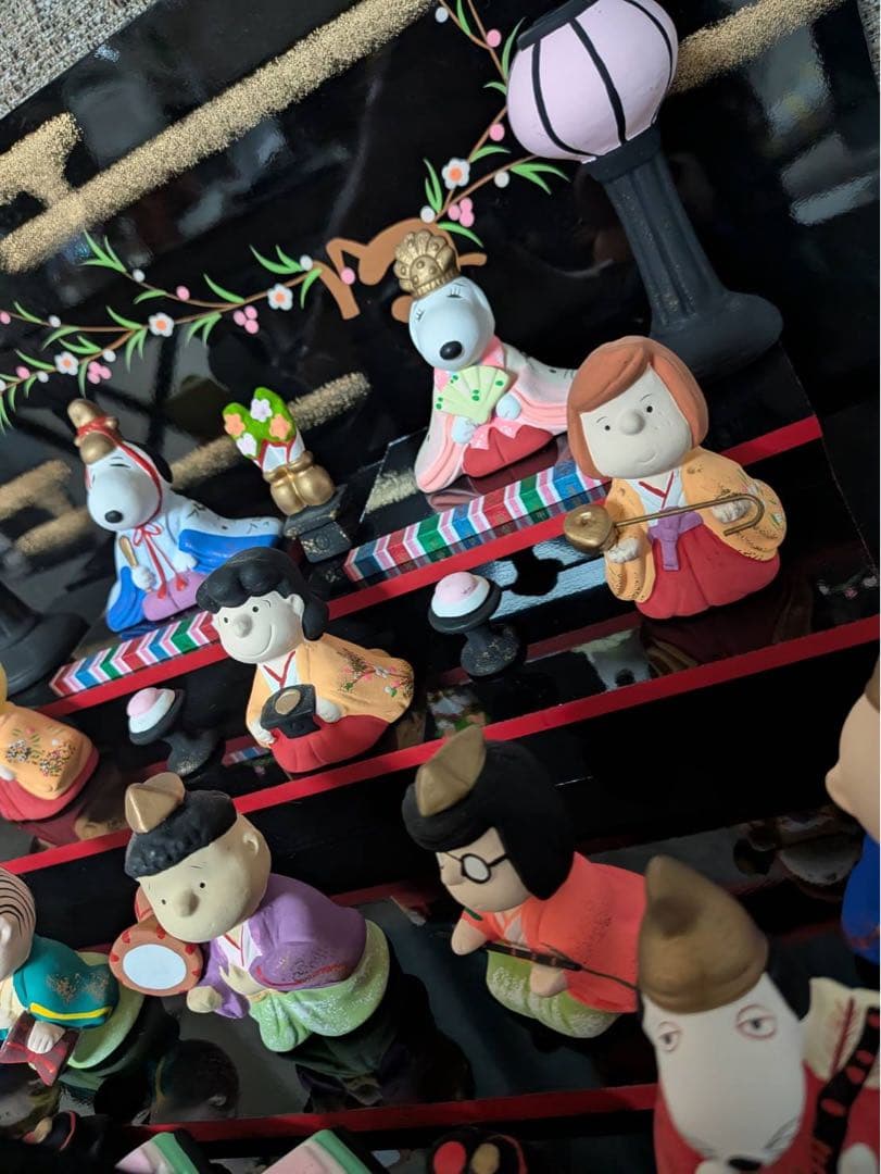 スヌーピー　段かざり　雛人形　ひな人形　吉徳大光　欠品なし