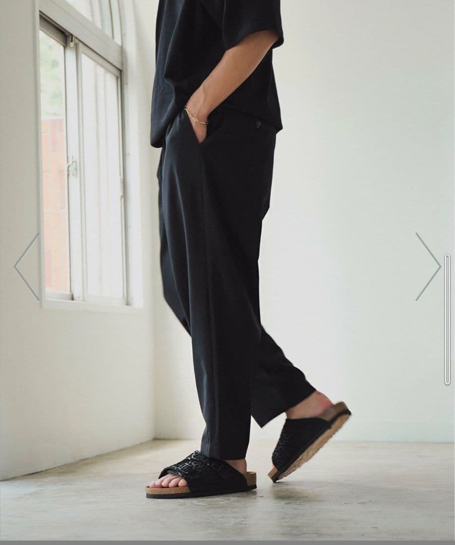 BIRKENSTOCK BEAMSコラボ ブラックサンダル