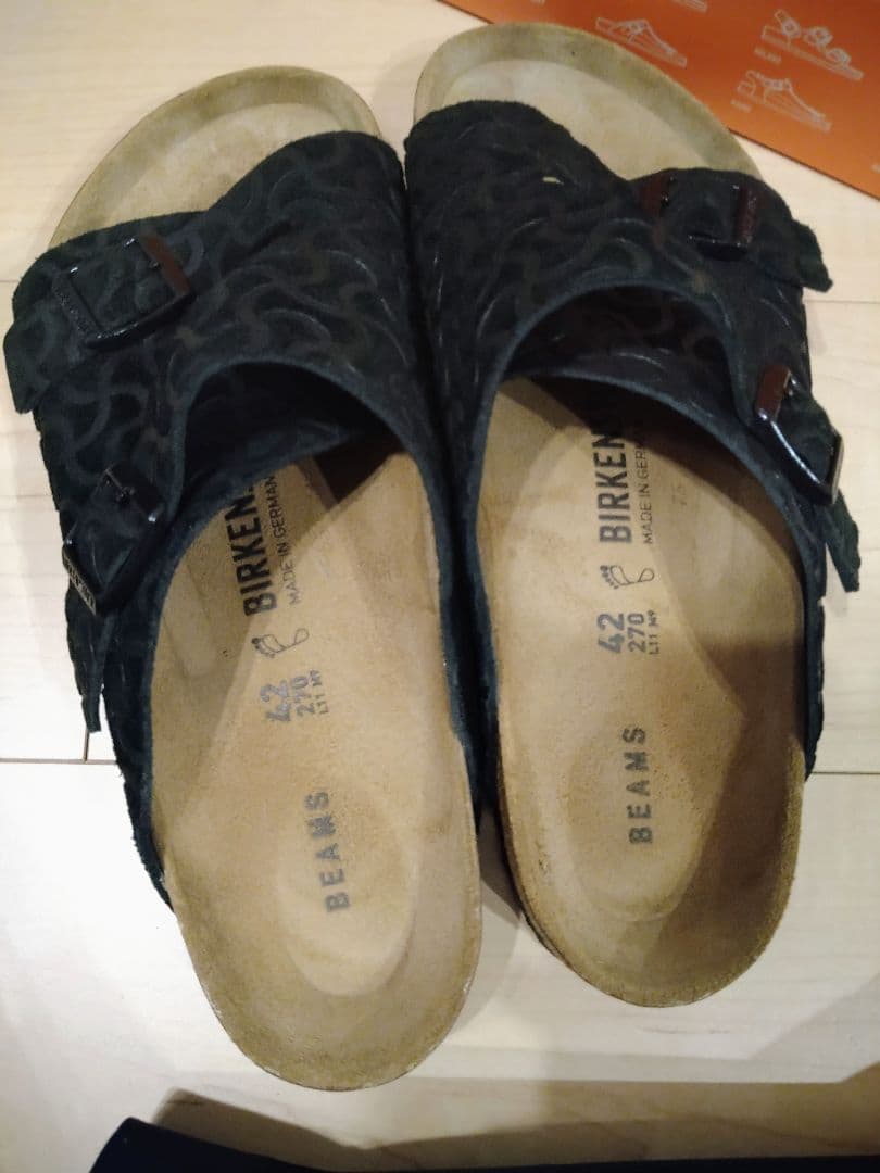 BIRKENSTOCK BEAMSコラボ ブラックサンダル