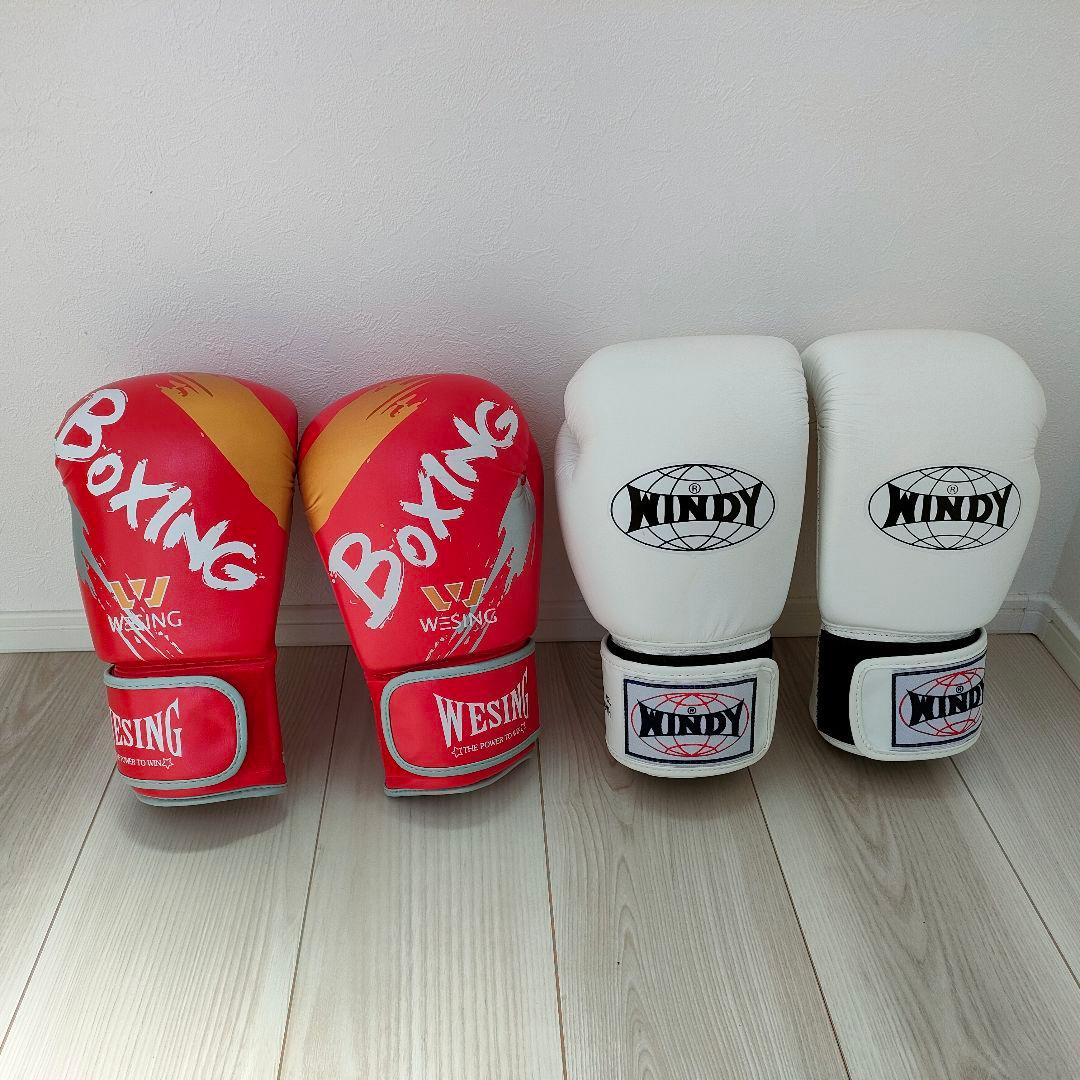 【美品✨】WESING/WINDY ボクシンググローブセット