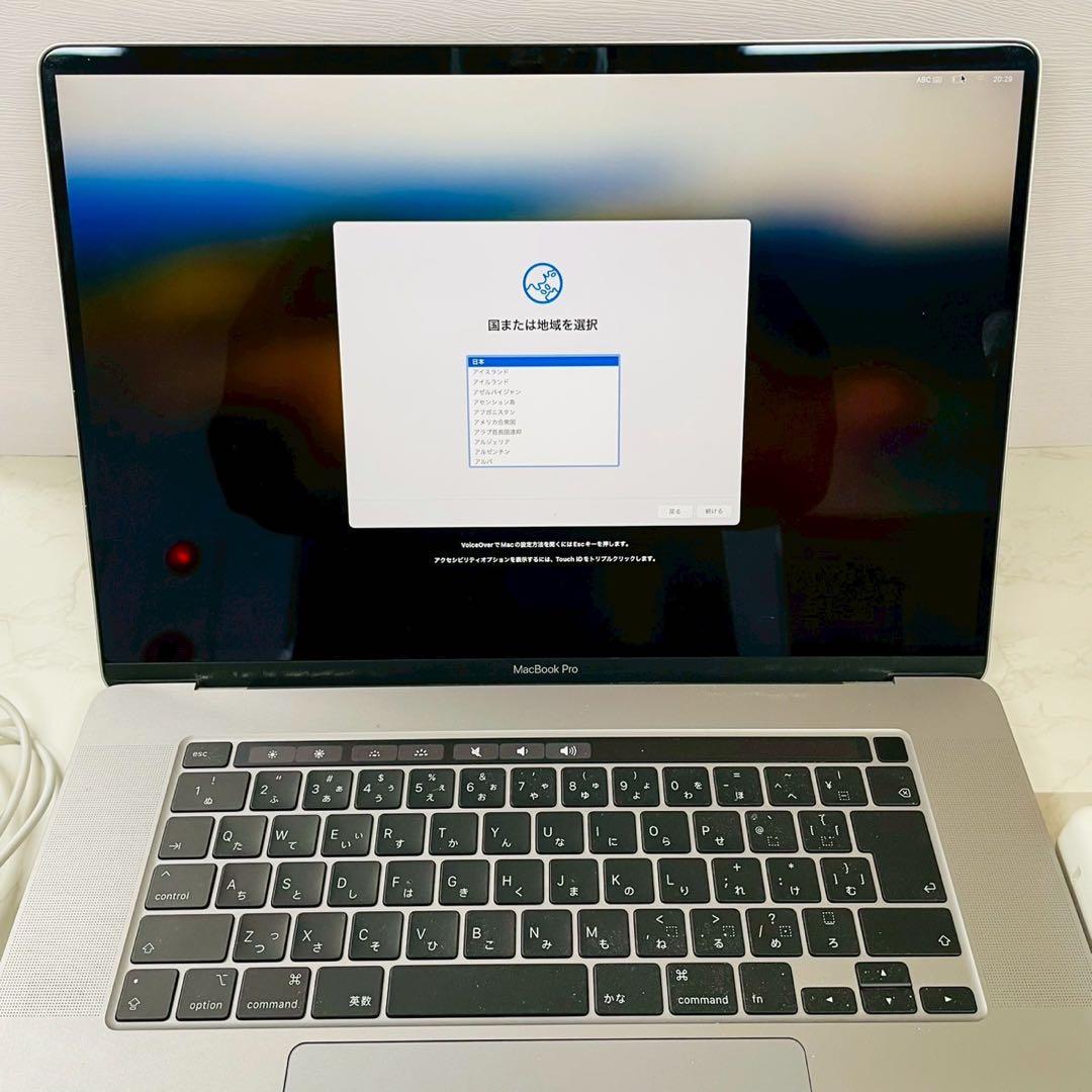 MacBook Pro 2019 16インチ i9 64GB 2TB
