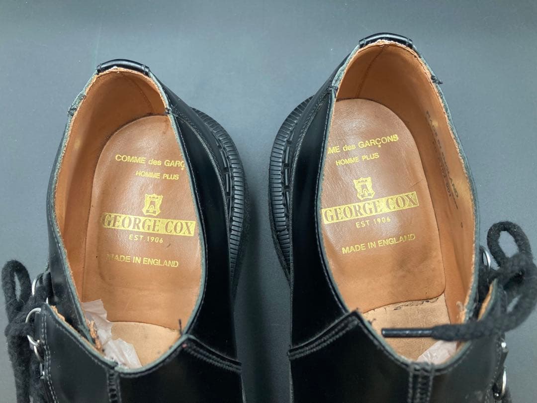 ジョージコックス × コムデギャルソンオム　プリュス　ラバーソール　UK9