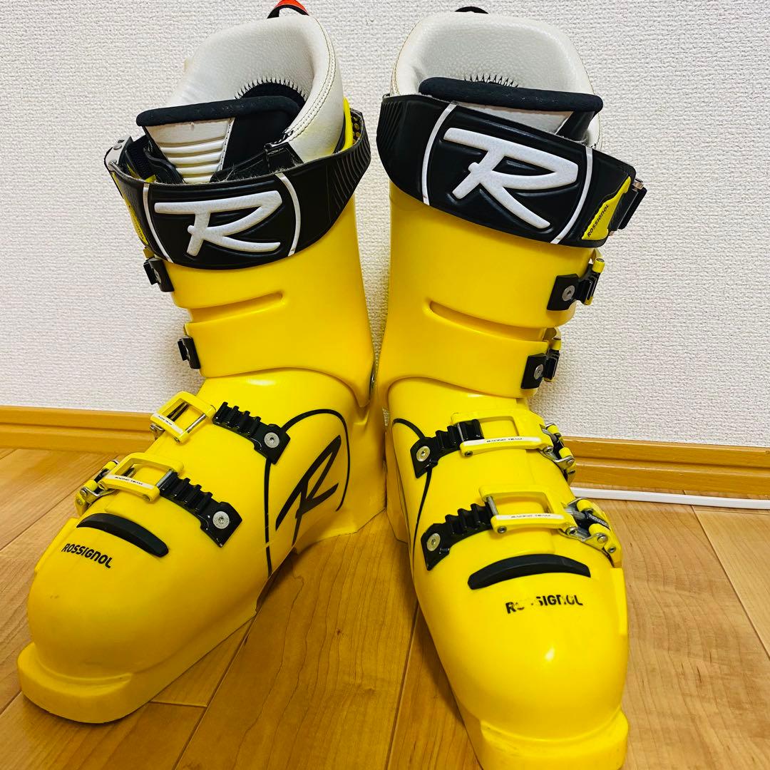 美品✨ROSSIGNOL WORLD CUP スキー ブーツ イエローDEMO
