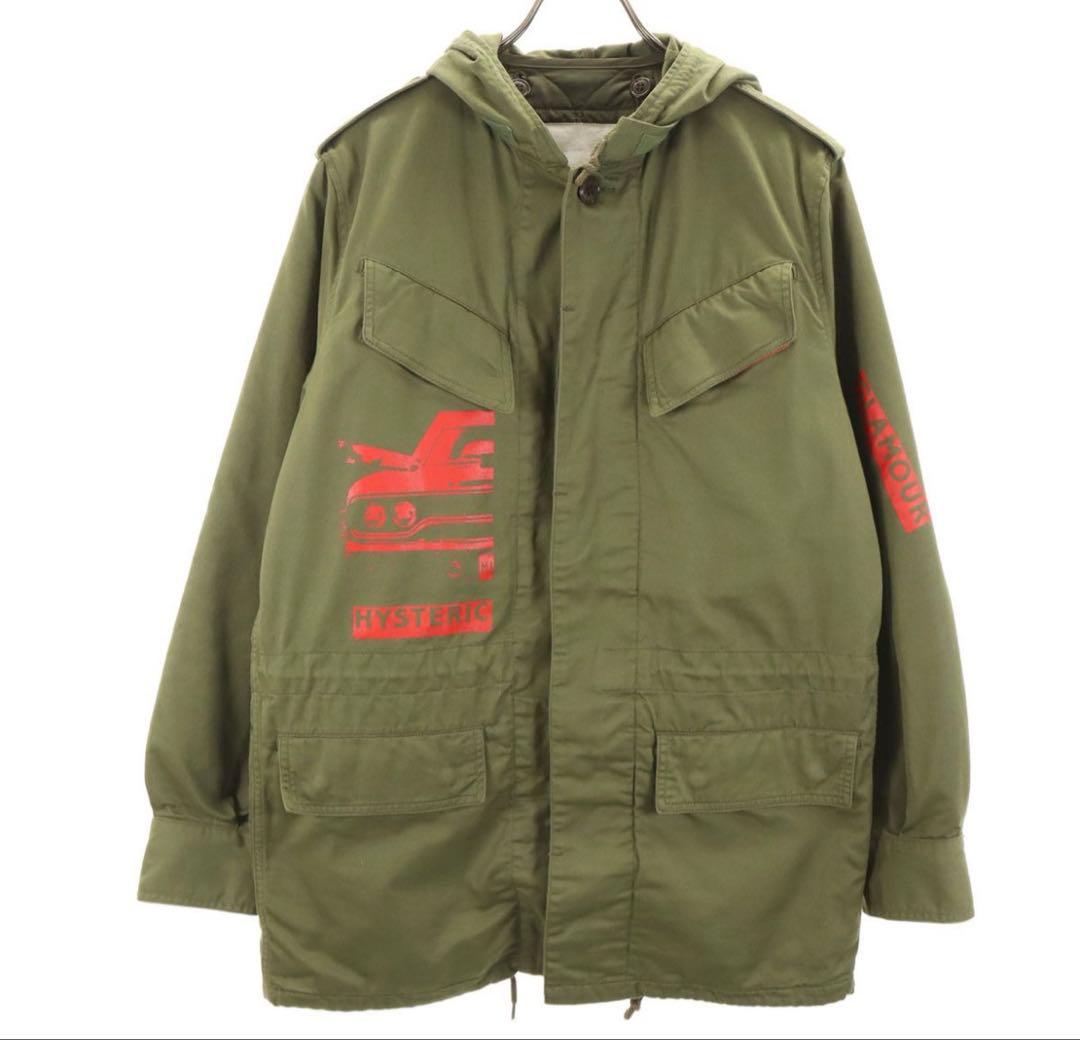 ヒステリックグラマー 2weyライナー付き ミリタリーコート M グリーン