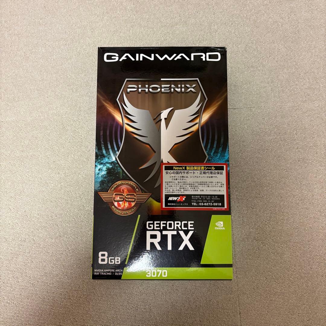 グラフィックボード・グラボ・ビデオカード GAINWARD PHOENIX GEFORCE RTX 3070 8GB