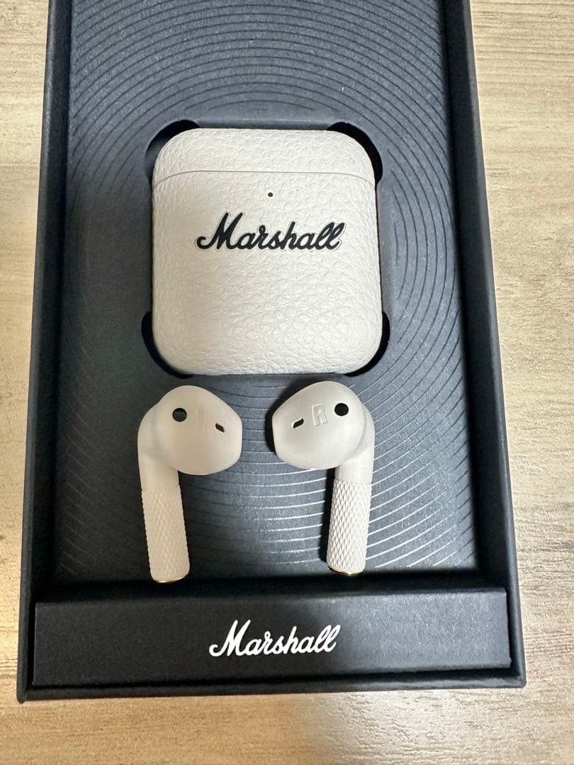 【使用1回のみ】Marshall ワイヤレスイヤホン ホワイト