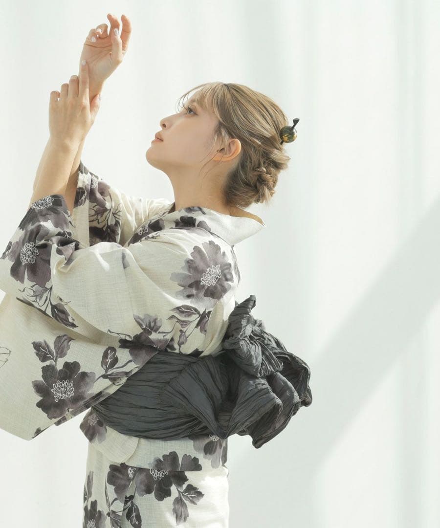 DITA 浴衣5点セット【京の水墨画】