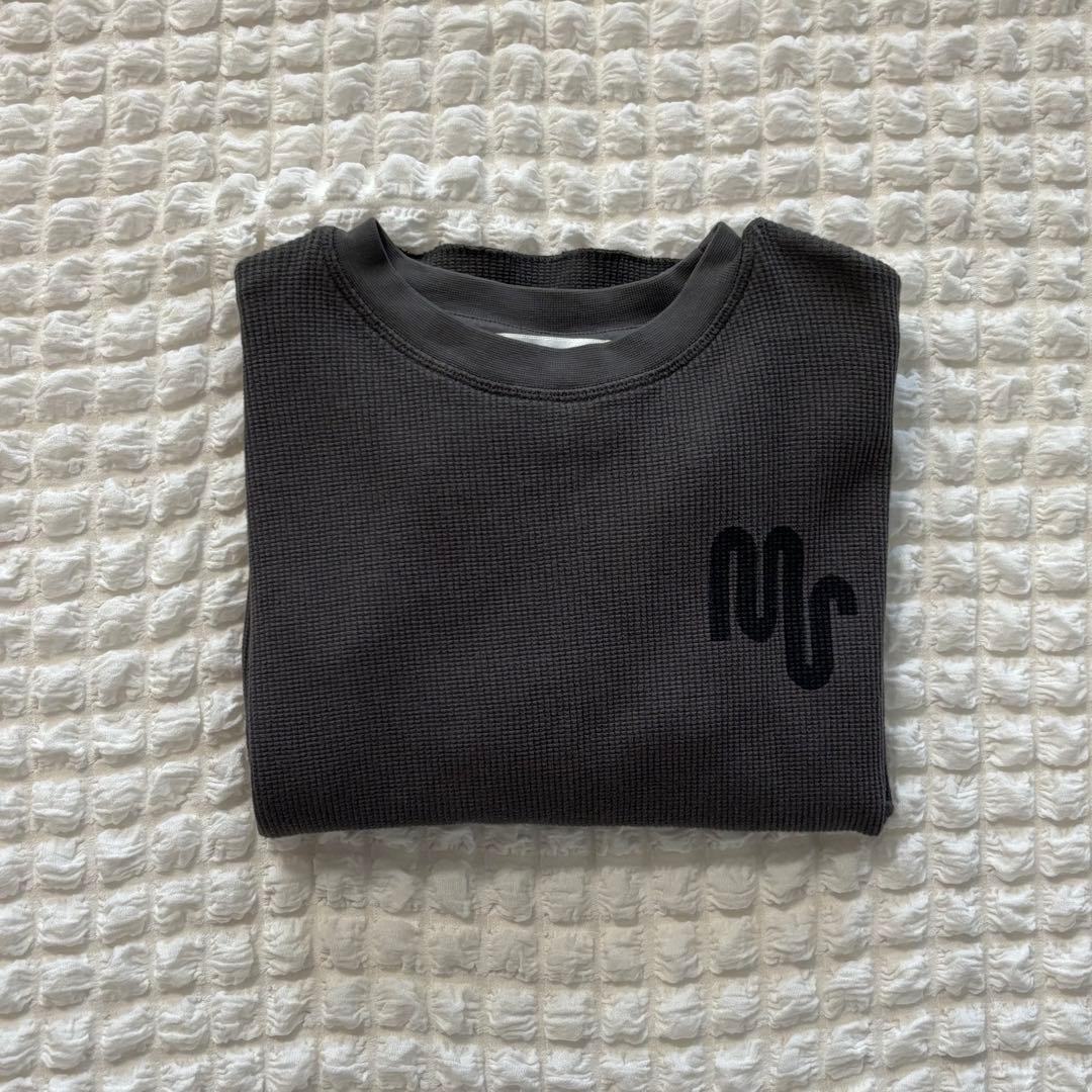 トップス main story Waffle Tee Plum Kitten 2y