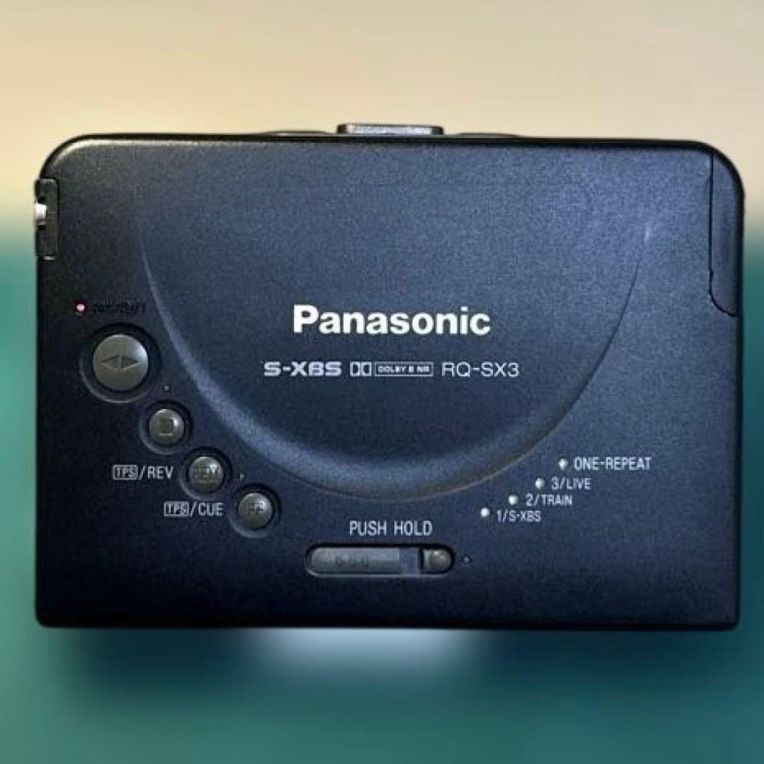 【美品DE修復品】Panasonic カセット プレーヤー RQ-SX3