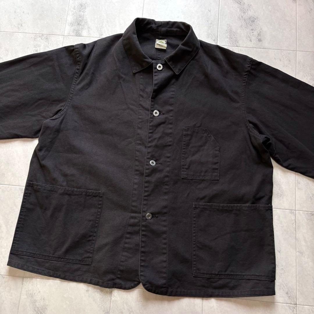 【90s】ポストオーバーオールズ 緑タグ 30s カバーオール USA製 黒