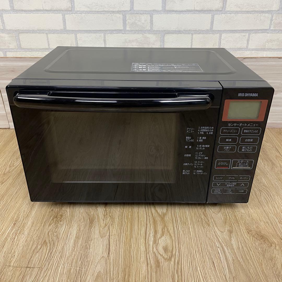 アイリスオーヤマ オーブンレンジ BLMO-F1801-B 2021年製