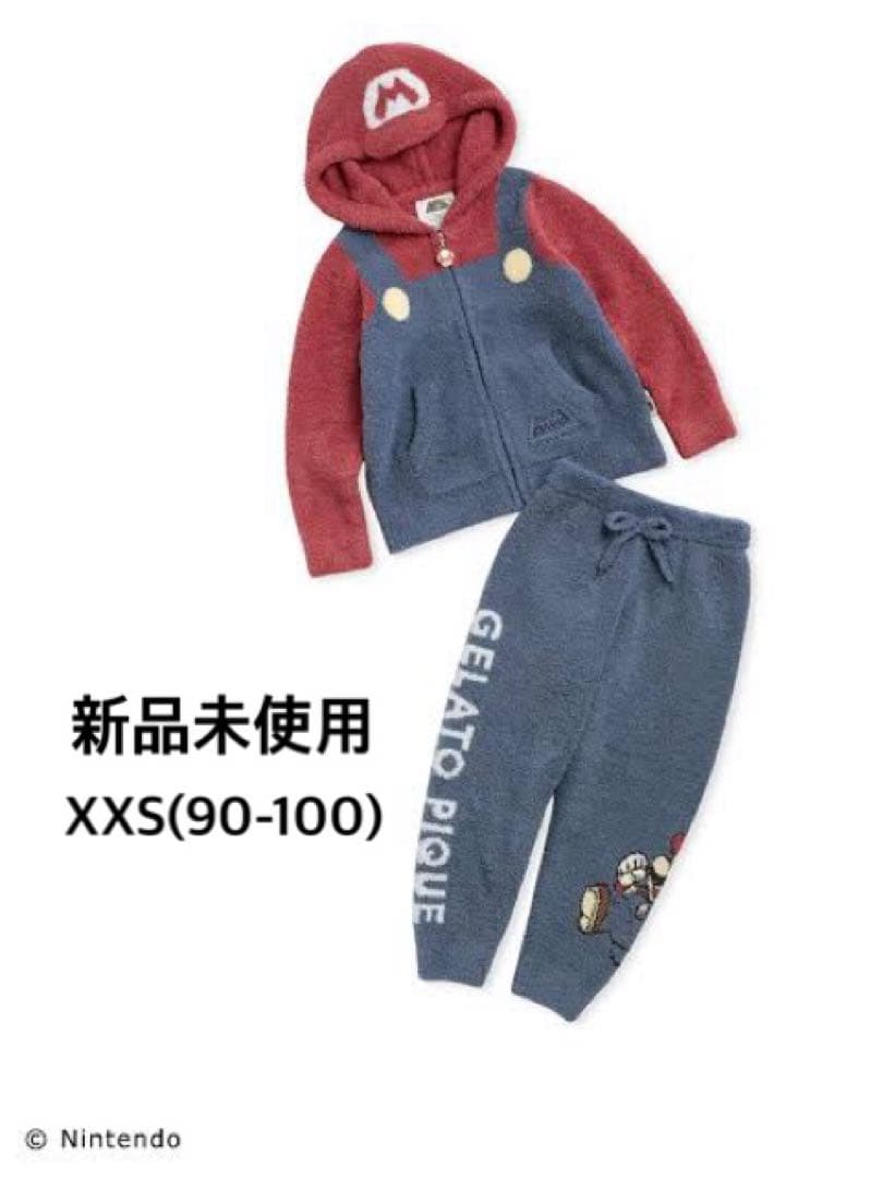 ジェラートピケ マリオ コラボ キッズ ベビー XXS 90 100