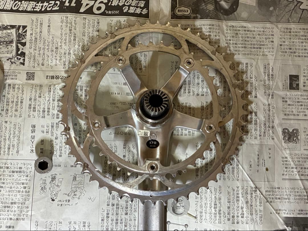カンパcampagnolo centaur ウルトラトルク 53/39T-170