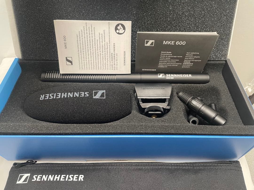 【美品】SENNHEISER MKE600①コンデンサーマイク