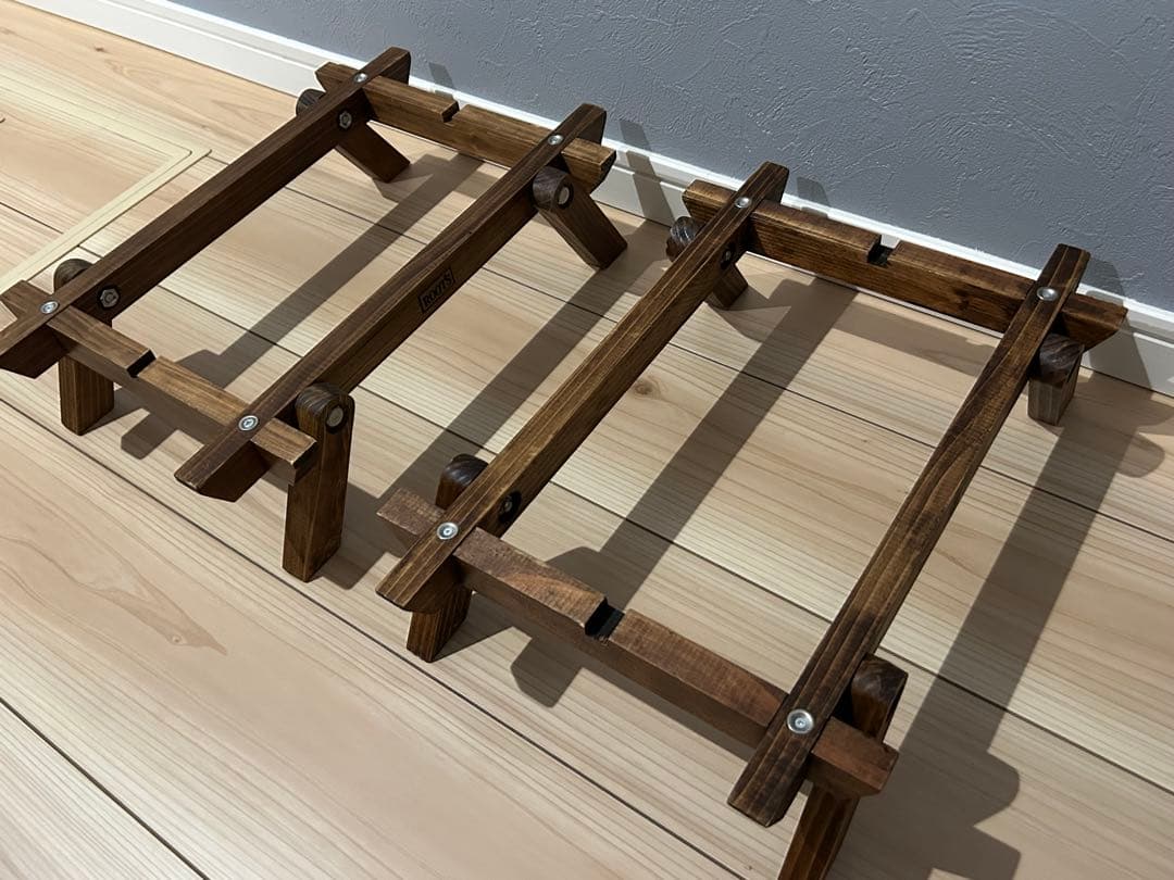 スノーピーク　シェルフコンテナ25用 スタンド2個セット　マグネット付き