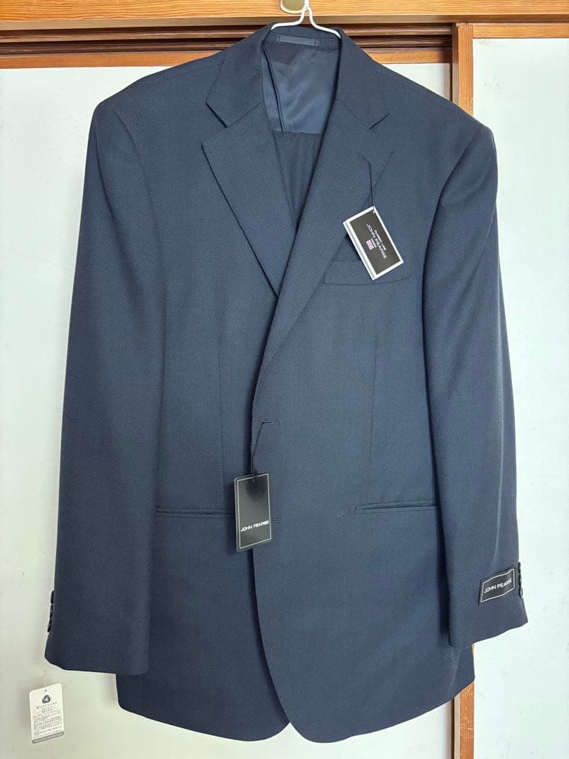 JOHN PEARSE スーツ 黒/濃紺 AB6