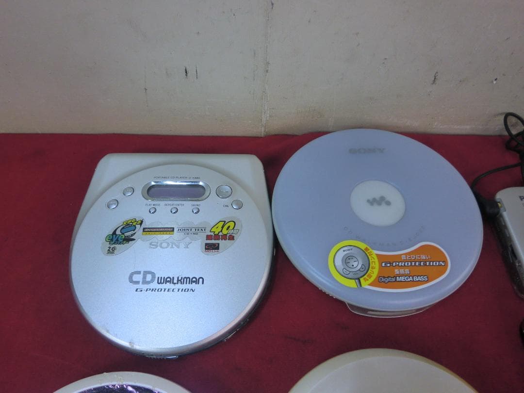 411：ソニー　パナソニック等　ポータブルプレーヤー　計13点　ジャンク