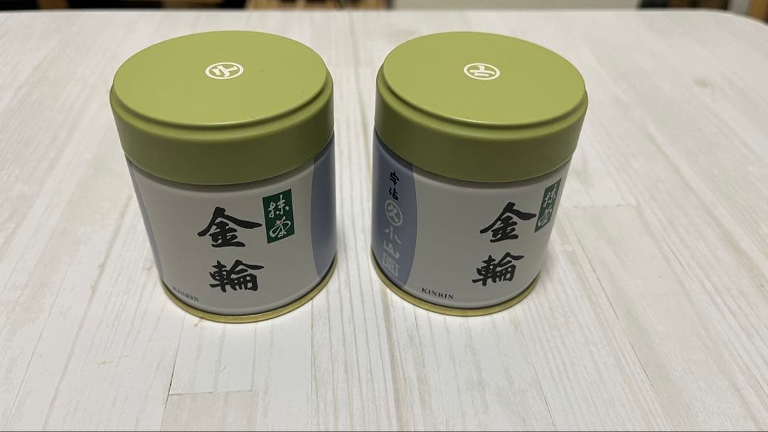 丸久小山園 金輪 抹茶 40g缶 2個