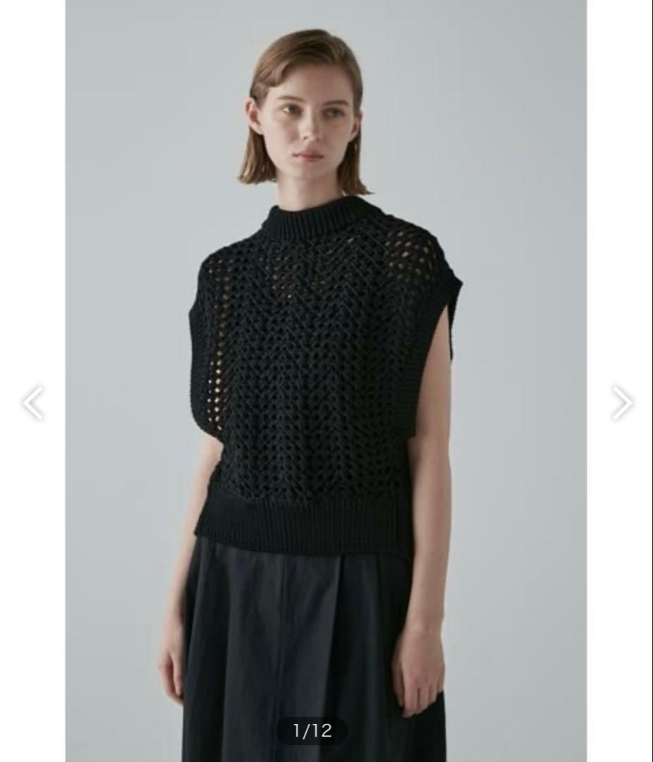 ADORE アドーア クロシェニットトップス