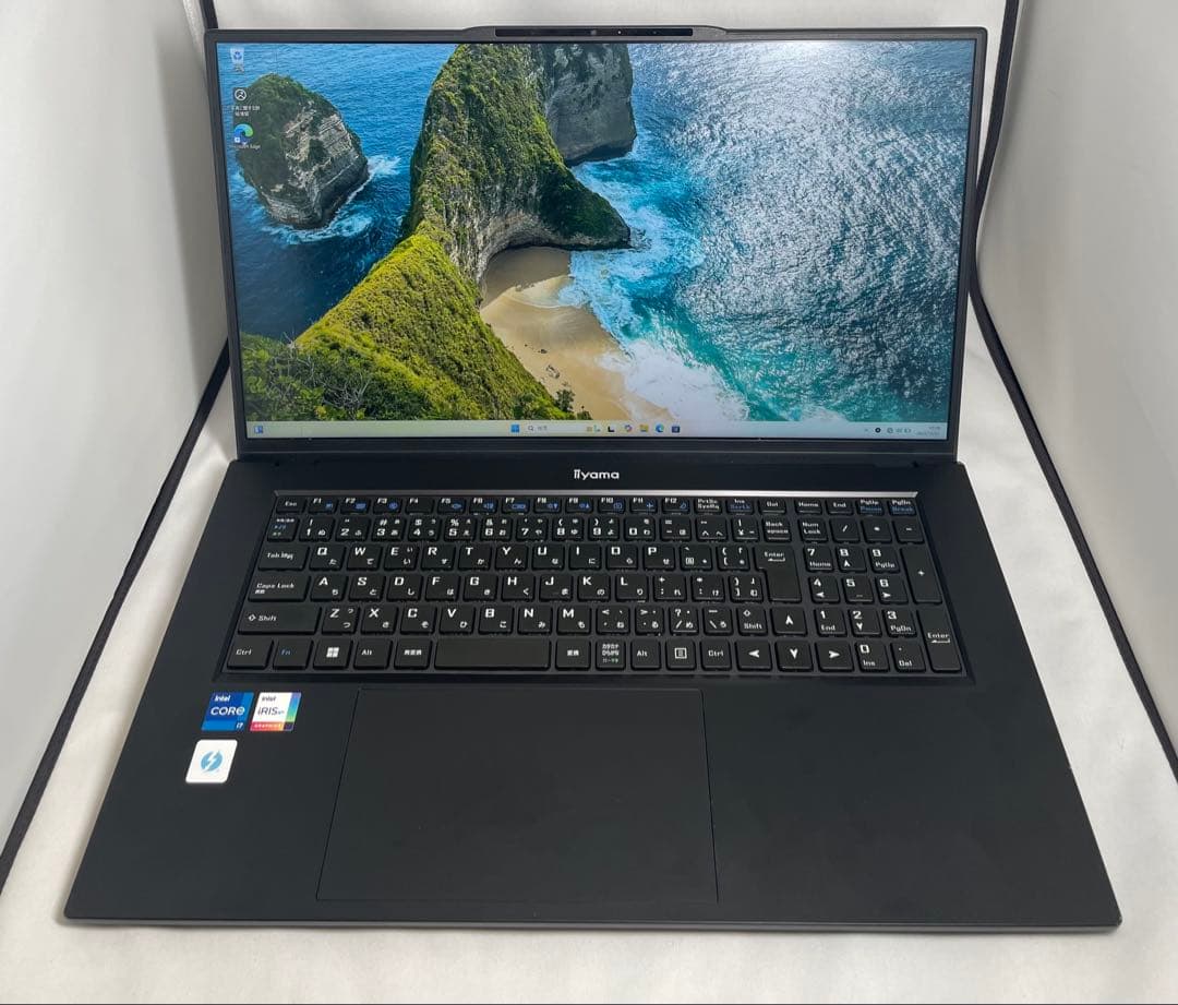 Windowsノート本体 iiyama NS70PU 17.3 i7-1260P 8GB 512GB