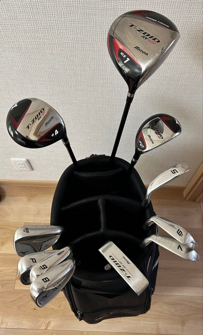 ミズノMizunoゴルフクラブ フルセット☆キャディバッグ付 初心者メンズ 右R