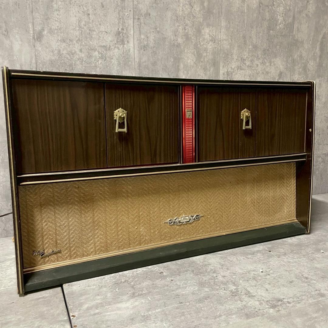 ヴィンテージ 東芝 大型真空管ラジオFS-4500 昭和レトロ 古道具