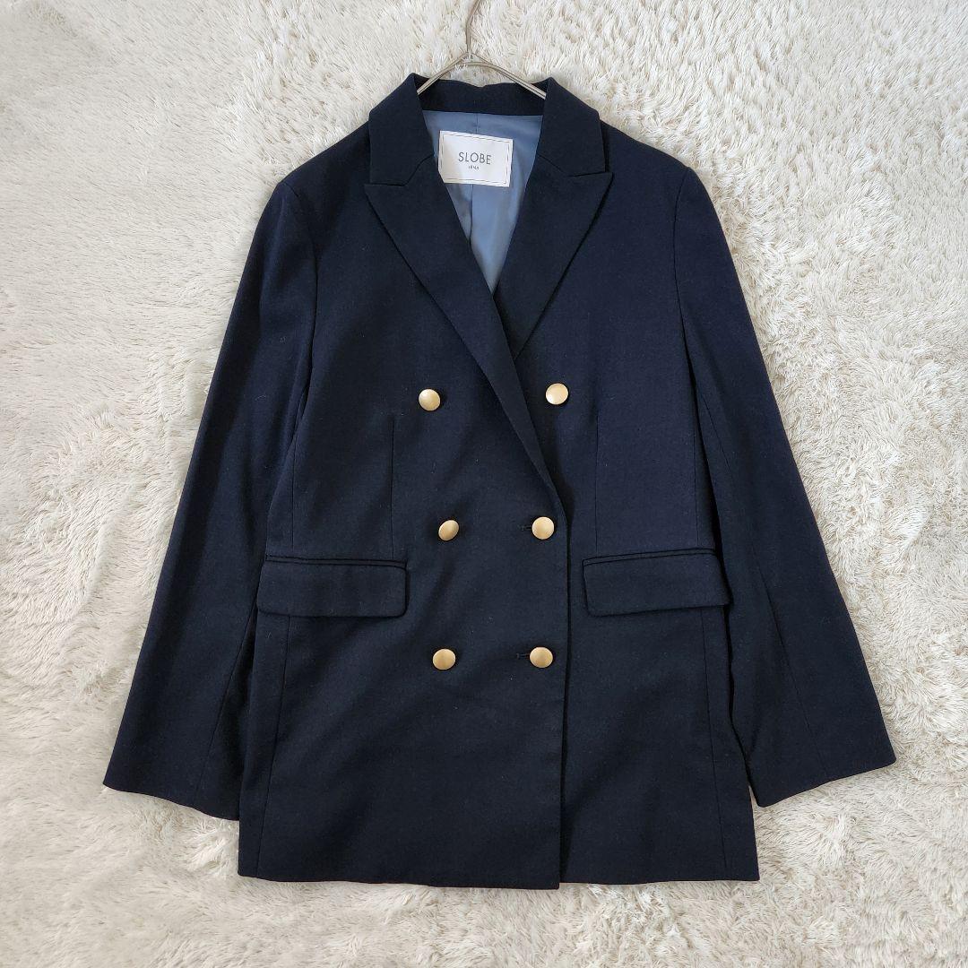 スローブイエナ　紺ブレ　金ボタン 2022年製 袖4つボタン ダブル