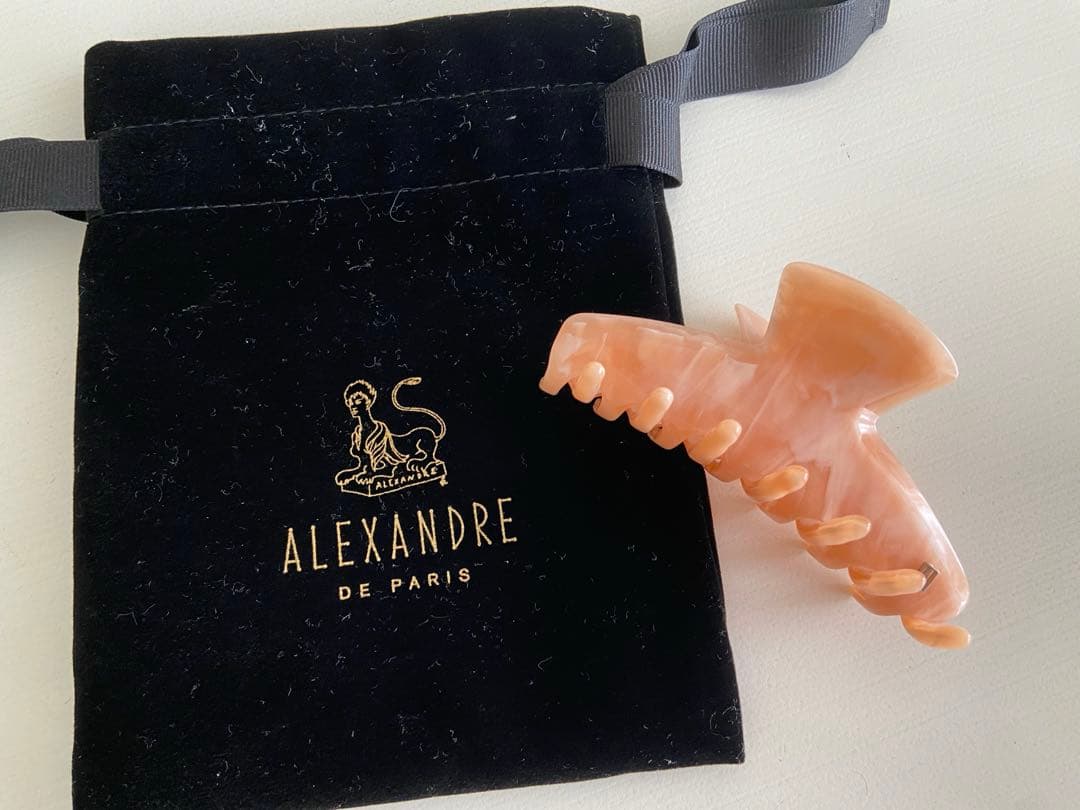 Alexandre de Paris ヘアクリップ　ピンク